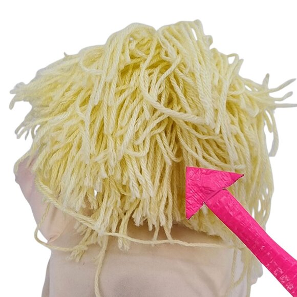 Vintage The Little People Soft Sculptures Xavier Roberts Girl Doll Blonde 1978 - Picture 10 of 13